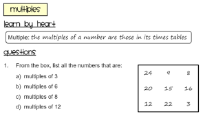 Free factors & multiples worksheets and activities. Factors Multiples