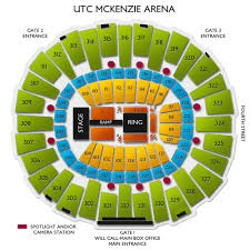 Utc Mckenzie Arena 2019 Seating Chart