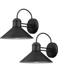 Amazing Deal On Globe Electric Sebastien 1 Light Black Outdoor Wall Lantern Sconce 2 Pack