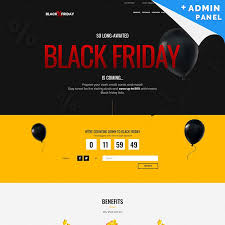 Getting Ready For Black Friday Here Is A Responsive One Page Black Friday Website Design That Allows Yo Black Friday Website Black Friday Black Friday Design