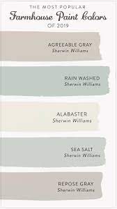 Enduring and exuberant colors come together to create a palette inspiring creativity and reinvention. The Most Popular Farmhouse Paint Colors Of 2021 Paint Colors For Home Farmhouse Paint Colors Farmhouse Paint