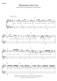 Someone Like You Sheet Music Adele Piano Duet