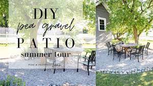 2019 has been the year of paint everything that's not moving here at redeeming hampton. Diy Pea Gravel Patio Tour Youtube