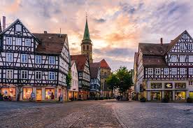 Evening In Schorndorf Wurttemberg Deutschland