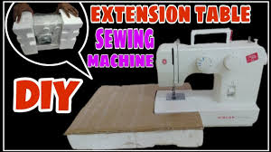 Diy Sewing Machine Extension Table Youtube Sewing Machine Extension Tables Sewing Machine Table Diy Sewing Machine