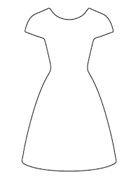 Free Patterns Page 15 Dress Templates Paper Dress Paper Doll Dress
