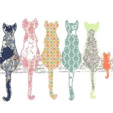 Cat Print Cat Lovers Gift Cat Nursery Wall Art Nursery Etsy Cat Nursery Cat Art Print Nursery Animal Prints