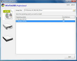 برنامج Win To Usb تثبيت ويندوز 10 على فلاش