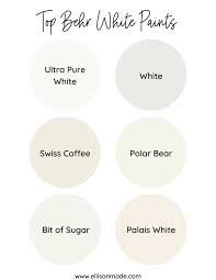 Most Popular White Paint Colors