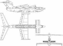 Lun Ekranoplan Blueprints Model Airplanes Ground Effects
