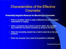 Maybe you would like to learn more about one of these? Characteristics Of The Effective Counselor Why Do People Become Counselors Most Believe They Can Really Help People Some Have A Desire To Help Those Ppt Download