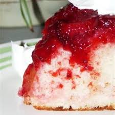 Fresh Strawberry Upside Down Cake Yum Made This And Served It Warm I Think It Would Be Even Better Served Chi Desserts Food Strawberry Upside Down Cake