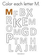 These free printable letter m activities for preschool, toddlers and kindergarten students include worksheets Letter M Coloring Pages Twisty Noodle