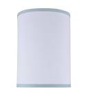 Aspen Creative 31111A Transitional Hardback Drum (Cylinder) Shape Spider Construction Lamp Shade in White 8" wide (8" x 8" x 11")