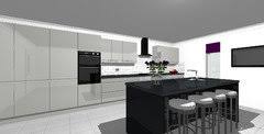 Big corbels, ornate cabinetry and fussy details can make a kitchen feel chopped up. 6m X 3m Kitchen Design Ksa G Com