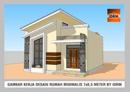 Selain harga rumah yang selangit, persediaan tanah kosong juga terbatas sekali. Download Gambar Kerja Desain Rumah Minimalis 7x8 5 Meter