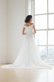 Ines By Ines Di Santo Maaike Off The Shoulder Wedding Dress Alternate Color Off White Chic Wedding Gown Wedding Dresses Wedding Gowns