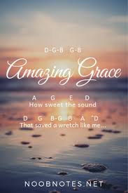 Amazing grace piano sheet music. Amazing Grace Traditional Letter Notes For Beginners Music Notes For Newbies