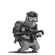 Escape From Tarkov Bear Cartoon Drawing Escape From Tarkov Cartoon Drawings Bear Cartoon