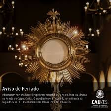 Para quem não conhece o rio de janeiro, o feriado de corpus christi pode ser a oportunidade perfeita e conhecer tanto os destinos mais famosos como o cristo redentor, o pão de açúcar e o maracanã, assim como conhecer os novos pontos turísticos como o museu do amanhã, a roda gigante rio star ou o aquário marinho aqua rio. Aviso De Feriado Corpus Christi Cau Es