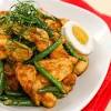 Spicy minced chicken sauteed with chopped garlic, bell pepper, onion, bamboo shoots gra prao fried rice. 1