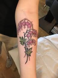Flowers Bleeding Heart Tattoo Heart Flower Tattoo Succulent Tattoo