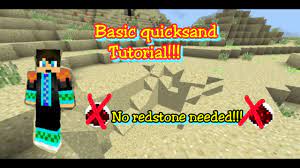 There are 7 quicksand options in the mod. Minecraft Pe How To Make Quicksand Youtube How To Make Quicksand Minecraft Minecraft Pe