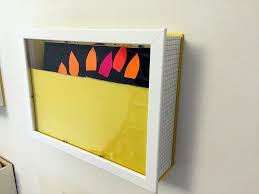 Kids Art Display Box 10 Min Hack To Store Show Your Kids Art Art Display Kids Displaying Kids Artwork Art Display