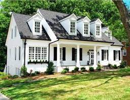 How to install shutters on a brick house. Exterior Cottage Paint Colors Design Ideas Pictures Remodel And Decor Page 18 Cape Cod House Exterior Exterior House Colors House Exterior