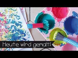 3 Coole Maltechniken Malen Mit Leni Malen Mit Wasserfarbe Diy Youtube Maltechniken Kinder Malen Mit Kindern Bilder Zum Ausmalen