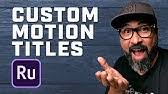How can we improve premiere rush? Adobe Premiere Rush Animated Transitions Youtube