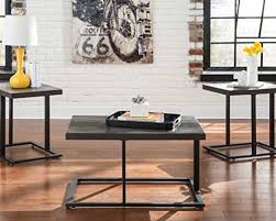 Shop ashley furniture homestore online for great prices, stylish furnishings and home decor. Ashley Furniture Signature Design Airdon Contemporary 3 Piece Table Set Includes Coffee Table 2 End Tables Bronze Finish Buy Online At Best Price In Uae Amazon Ae