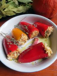 Mini Poivrons Pimiento Del Piquillo Farcis Je Cuisine Donc Je Suis Plat Poivrons Farcis Cuisine