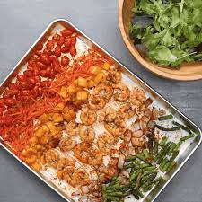 Roasted Shrimp Veggie Salad Recipe By Tasty Recipe Veggie Salad Recipes Veggie Salad Recipes
