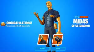 The midas skin is a fortnite cosmetic that can be used by your character in the game! How To Get Shadow Or Ghost Midas Complete 18 Midas Challenges Fortnite Youtube