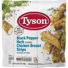 Tyson Black Pepper Herb Chicken Breast Strips 48 Oz From Costco In Houston Tx Burpy Com