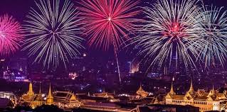Celebrating The New Year Eve In Bangkok Thailand New Years Eve Fireworks Bangkok Amazing Destinations