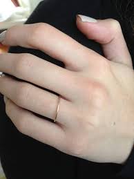 Thin Wedding Band Simple Wedding Band Solid 14k Gold Womens Etsy Thin Gold Wedding Band Thin Gold Band Handmade Gold Ring