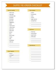 Common Office Supply Checklist Printable Office Supplies Checklist Office Supply Organization Office Supplies List