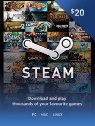 Egifts will arrive by email in approximately 1 business day. Valve Steam Wallet Card 20 Gamestop