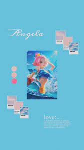 Wallpaper Angela Mlbb Desain Karakter Game Pasangan Animasi Animasi