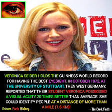 woman sets record for exceptional vision