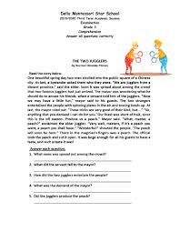 7th grade reading comprehension worksheets the middle school reading comprehension passages below include 7th grade appropriate reading passages and related questions. Grade 3 Comprehension Examination Worksheet