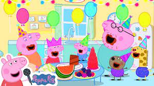 Peppa pig is ten years old! Peppa Pig Official Channel Happy Birthday To You Song With Peppa Pig Youtube