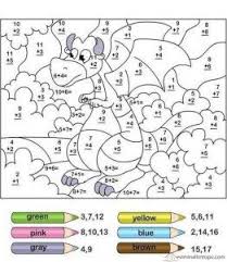 Addition Animals Coloring Pages 3 Funnycrafts Math Coloring Worksheets Math Coloring Addition Coloring Worksheet