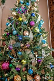 The peacock in the room. Peacock Themed Diy Christmas Table Decorations Jordan S Easy Entertaining