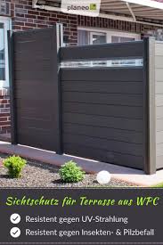 Sichtschutz Fur Terrasse Aus Wpc Dauerhaft Witterungsbestandig Und Garantiert Langlebig In 2020 Sichtschutz Sichtschutz Terrasse Sichtschutzzaun