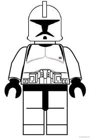 These varied in colors, for example, imperial stormtrooper commanders wore an orange or red pauldron. Lego Coloring Pages Stormtrooper Coloring4free Coloring4free Com