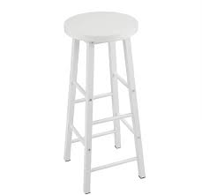 Two (2) bar stools read more Indian Decor 45150 Bar Standard Stools White Bar Stools One Solid Metal Bar Standard Stools For Home Breakfast Bar Counter Kitchen Bar Standard Stools With Footrest Amazon In Furniture