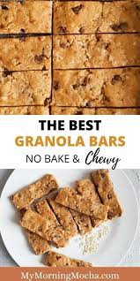 Easy No Bake Peanut Butter Granola Bars Recipe In 2021 Peanut Butter Granola Bar Recipe Homemade Granola Bar Recipe Snack Recipes